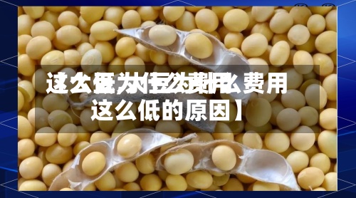 【大豆为什么费用
这么低,大豆为什么费用
这么低的原因】-第2张图片