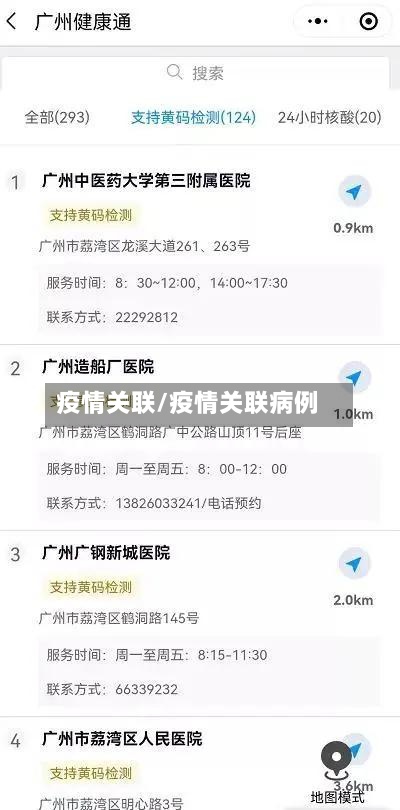 疫情关联/疫情关联病例