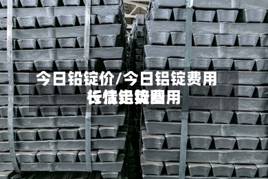 今日铅锭价/今日铝锭费用
长江铝锭费用
行情走势图