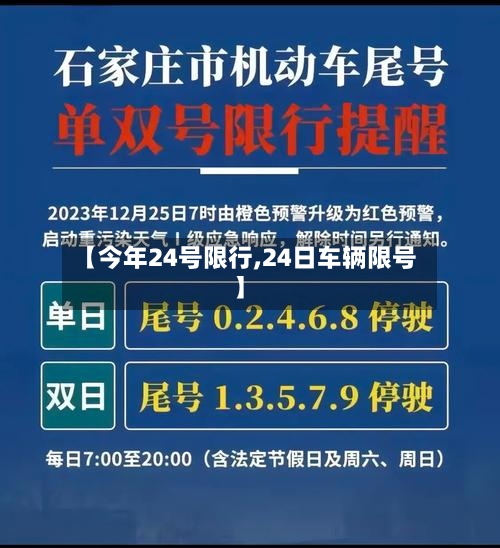 【今年24号限行,24日车辆限号】