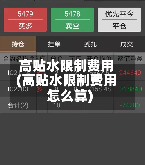 高贴水限制费用
(高贴水限制费用
怎么算)