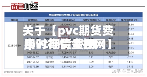 关于【pvc期货费用,pvc期货费用实时行情金投网】-第3张图片