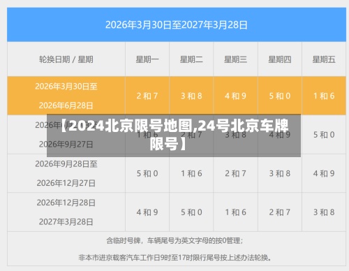 【2024北京限号地图,24号北京车牌限号】