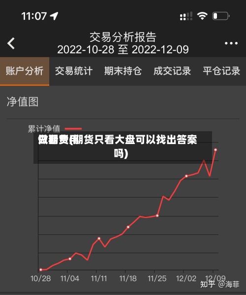 只看费用做期货(期货只看大盘可以找出答案吗)-第3张图片