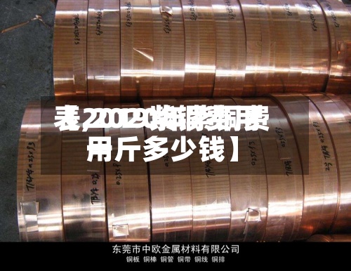 【2019紫铜费用
表,2020年紫铜费用
一斤多少钱】