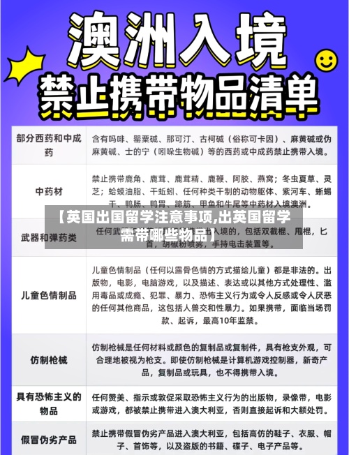 【英国出国留学注意事项,出英国留学需带哪些物品】