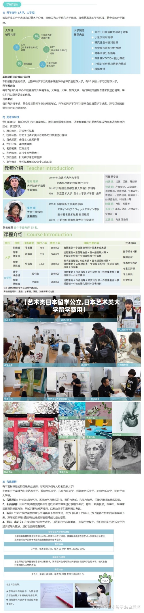 【艺术类日本留学公立,日本艺术类大学留学费用】