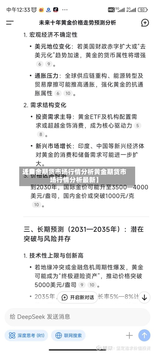近来
【黄金期货市场行情分析黄金期货市场行情分析最新】
