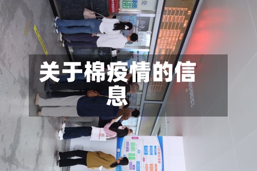 关于棉疫情的信息