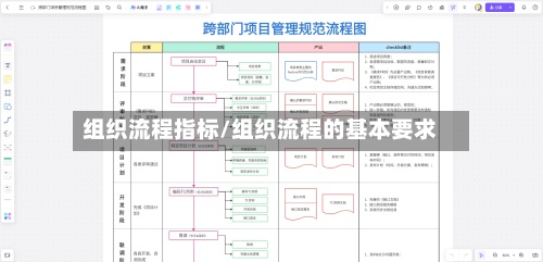 组织流程指标/组织流程的基本要求