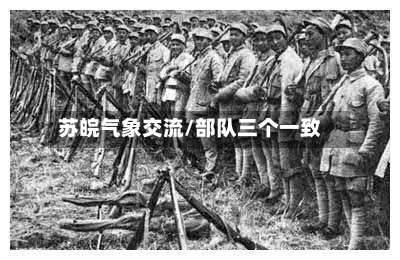 苏皖气象交流/部队三个一致