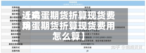 近来
【鸡蛋期货折算现货费用
鸡蛋期货折算现货费用
怎么算】