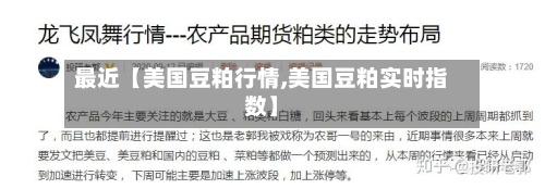 最近【美国豆粕行情,美国豆粕实时指数】
