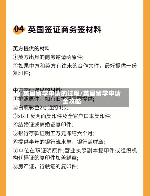 英国留学申请的过程/英国留学申请全攻略