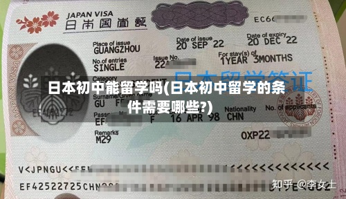 日本初中能留学吗(日本初中留学的条件需要哪些?)-第2张图片