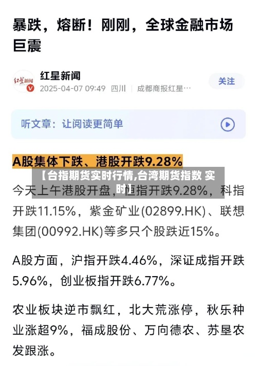 【台指期货实时行情,台湾期货指数 实时】-第3张图片