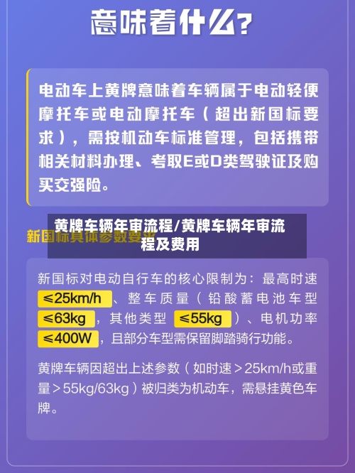 黄牌车辆年审流程/黄牌车辆年审流程及费用