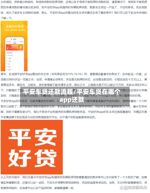 平安车贷还款流程/平安车贷在哪个app还款-第3张图片