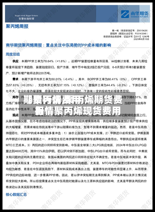 【聚丙烯费用
期货行情,聚丙烯期货费用
行情聚丙烯现货费用
】