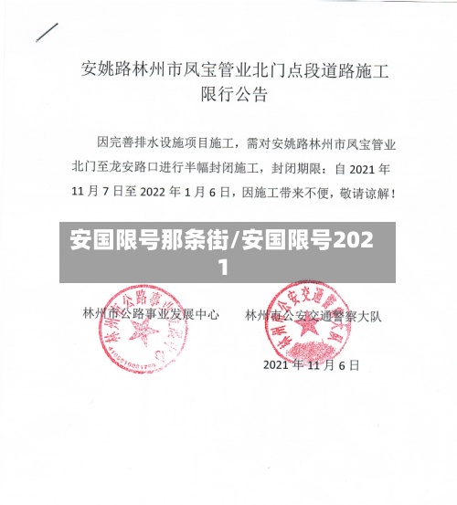 安国限号那条街/安国限号2021