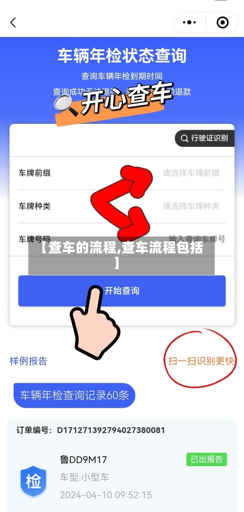 【查车的流程,查车流程包括】