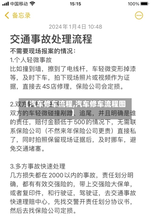 【汽车修车流程,汽车修车流程图】