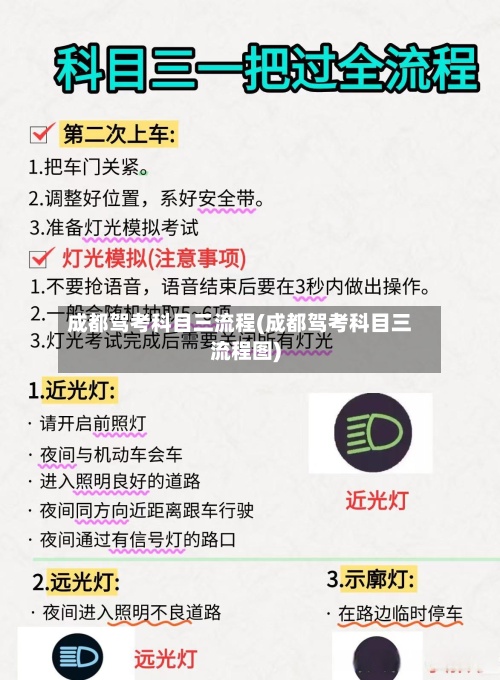 成都驾考科目三流程(成都驾考科目三流程图)