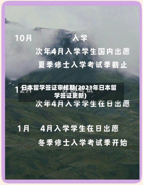 日本留学签证审核期(2021年日本留学签证更新)-第2张图片