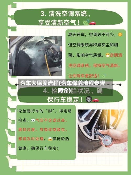 汽车大保养流程(汽车保养流程步骤简介)-第2张图片