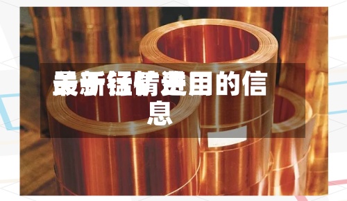 关于锰矿费用
最新行情进口的信息-第2张图片