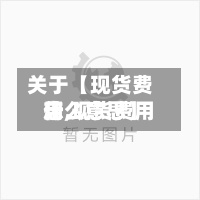 关于【现货费用
忘,现货费用
什么意思】