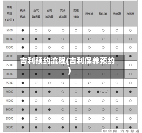 吉利预约流程(吉利保养预约)