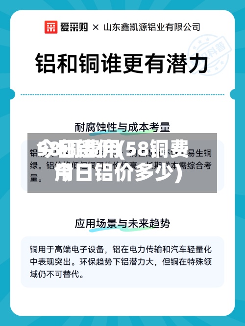 58铜费用今日铝价(58铜费用今日铝价多少)