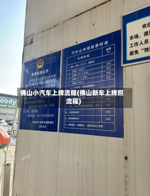 佛山小汽车上牌流程(佛山新车上牌照流程)-第3张图片