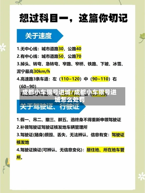 成都小车限号进城/成都小车限号进城怎么处罚