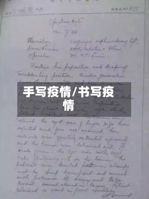 手写疫情/书写疫情