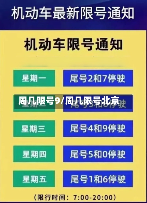 周几限号9/周几限号北京-第2张图片