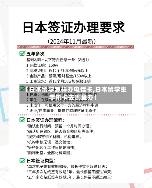 【日本留学怎样办电话卡,日本留学生手机卡去哪里办】