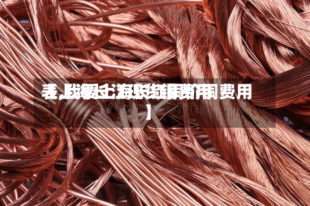【上海长江现货铜费用
表,我要上海长江铜价铜费用
】-第3张图片