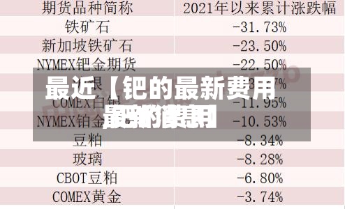 最近【钯的最新费用
,钯的费用
最新消息】