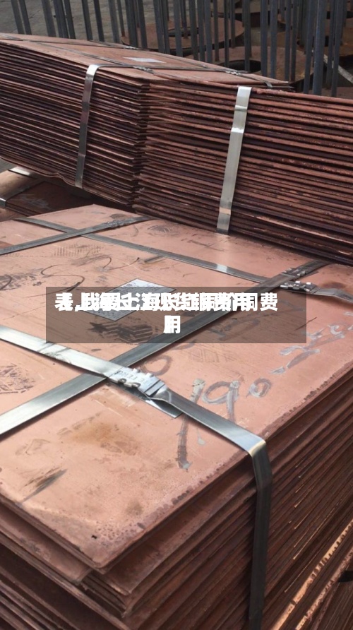 【上海长江现货铜费用
表,我要上海长江铜价铜费用
】