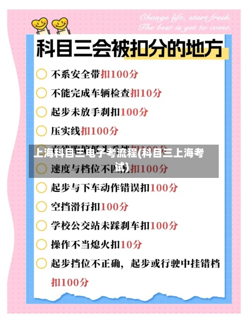上海科目三电子考流程(科目三上海考试)-第2张图片