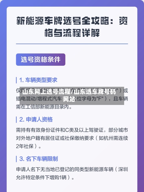 山东网上选号流程/山东选车牌号码网站