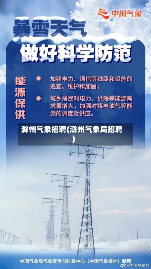 滁州气象招聘(滁州气象局招聘)-第2张图片