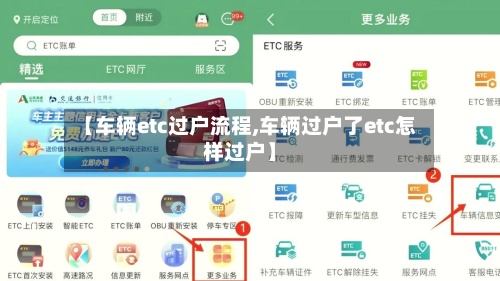【车辆etc过户流程,车辆过户了etc怎样过户】