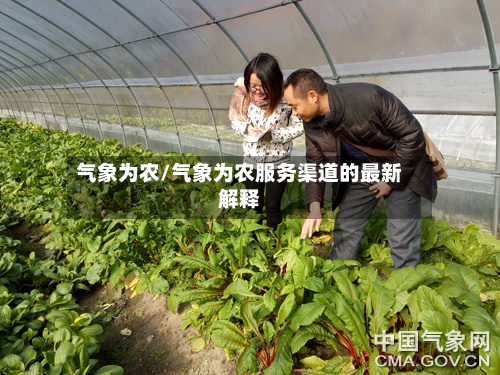 气象为农/气象为农服务渠道的最新解释-第3张图片