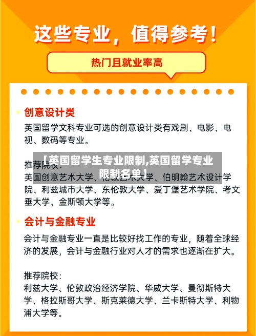 【英国留学生专业限制,英国留学专业限制名单】
