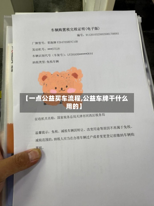 【一点公益买车流程,公益车牌干什么用的】