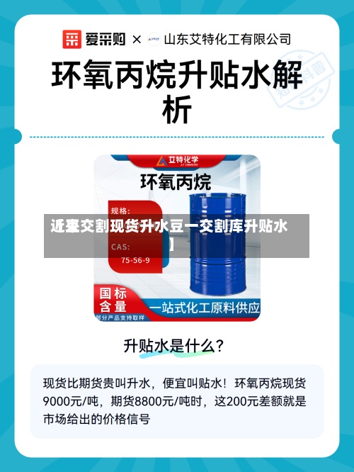 近来
【豆交割现货升水豆一交割库升贴水】