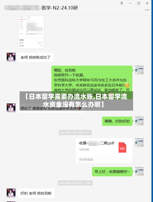 【日本留学需要办流水账,日本留学流水资金没有怎么办啊】-第2张图片